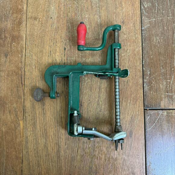 Vintage 1950s Cast Iron White Mountain Apple Peeler Parer Corer Slicer - Picture 5 of 5